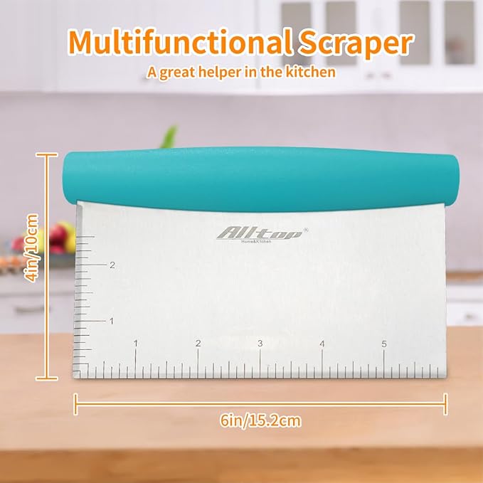 ALLTOP Bench Scraper & Chopper for Kitchen - Image 2