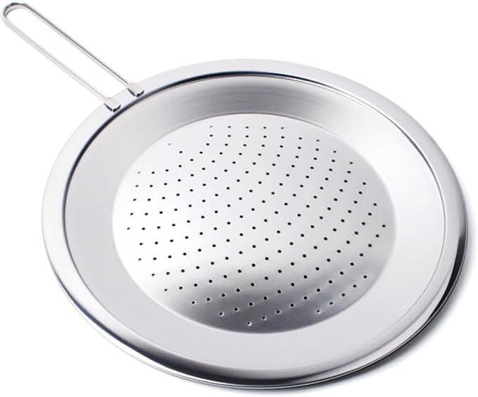 Stainless Steel Splatter Screen Lid, Oil Splash Guard by Minecook