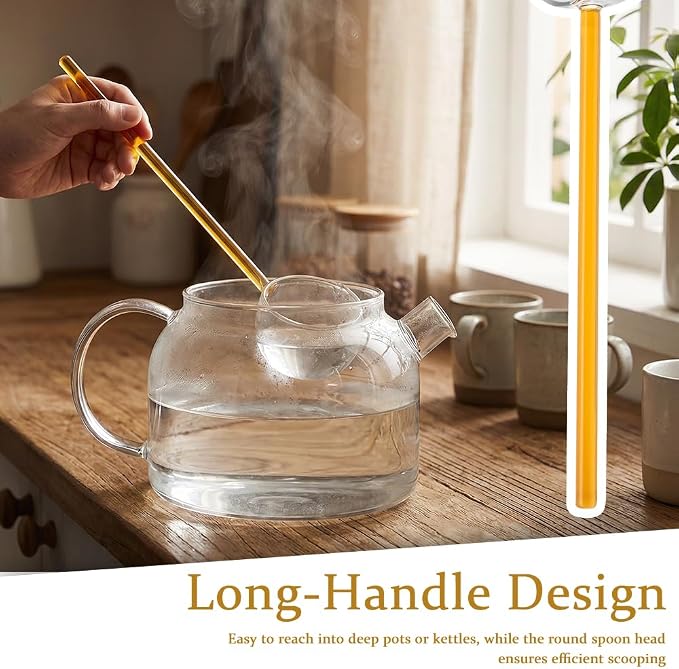 2 Pack 9.65" Heat Glass Ladle, High Temperature Borosilicate Glass Mixing - Image 5