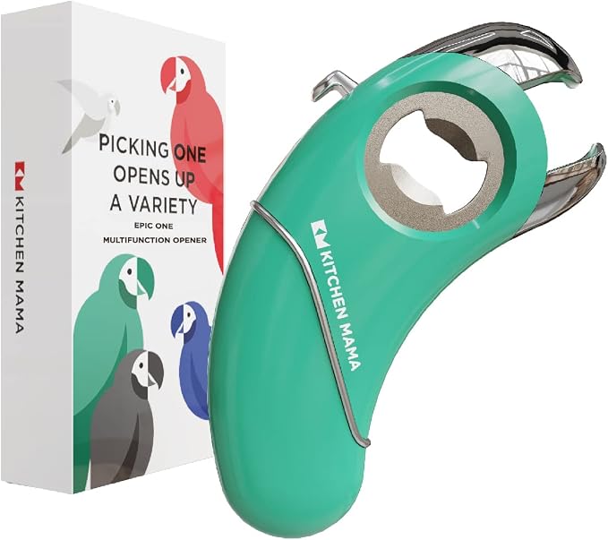 Kitchen Mama Epic One Multifunction Opener: Magnetic Bottle Opener, Beer Soda by KitchenMama