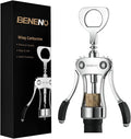 Beneno Wine Opener, Zinc Alloy Premium Wing Corkscrew by Beneno