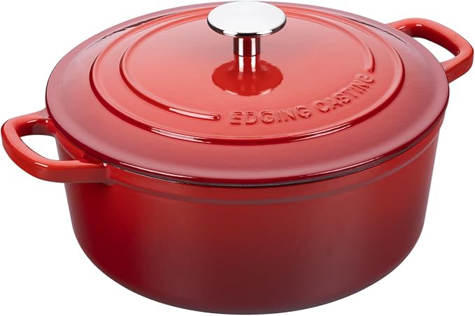 EDGING CASTING Enameled Cast Iron Dutch Oven Pot - Image 4