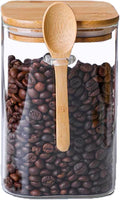 CNWSGEM Sugar Bowls Sugar Container 25.36 FL OZ Glass Coffee Canister Airtight by Unknown