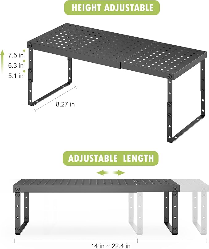 RUILALIFE Expandable Cabinet Organizer Shelf - Image 3