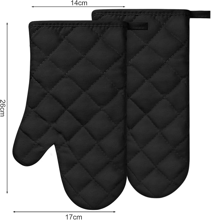 AUAUY 1 Pair Oven Mitts, Heat Resistant BBQ Gloves-Oven Mitts - Image 8