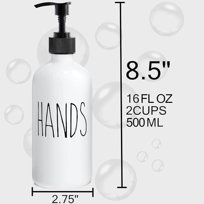 MOMEEMO Soap Dispenser Set 2 Pack, Contains Hand and Dish Soap Dispenser - Image 2