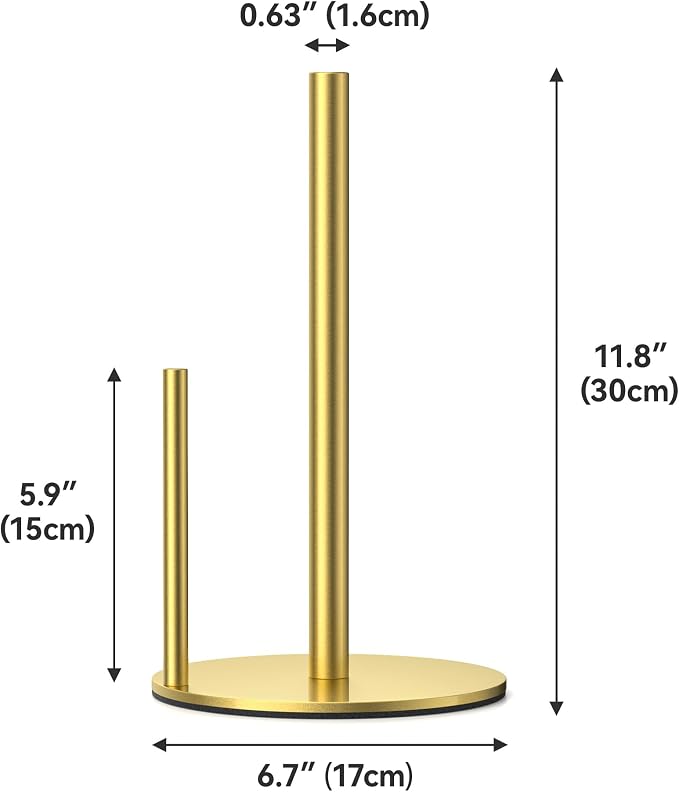 Paper Towel Holder Countertop, Stainless Steel, - Image 5