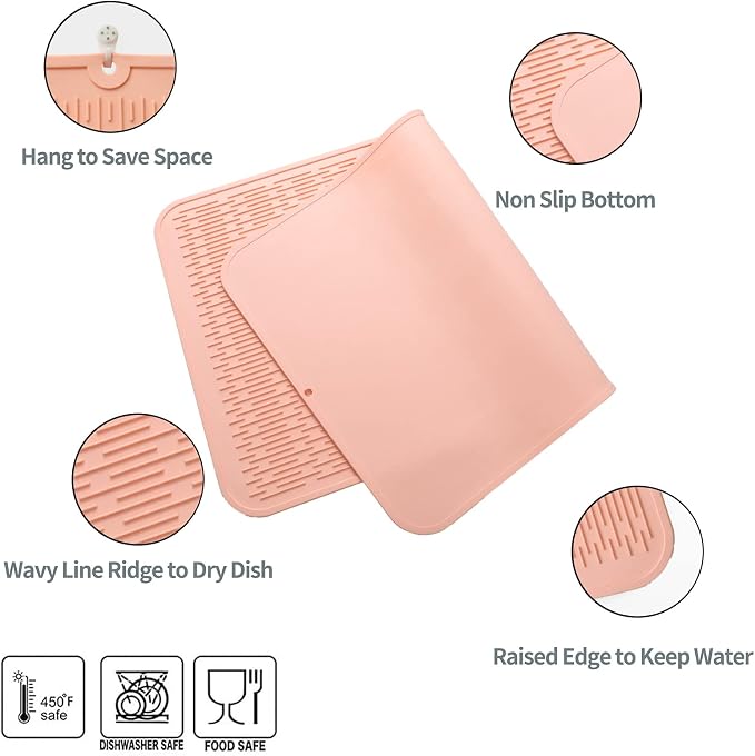 MicoYang Silicone Dish Drying Mat - Image 4