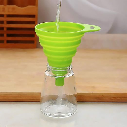 Funnels for Kitchen Use, Food Grade Silicone Collapsible Kitchen Funnel - Image 5