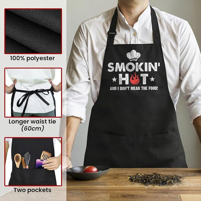 SANDJEST Funny Mens Aprons - Image 2