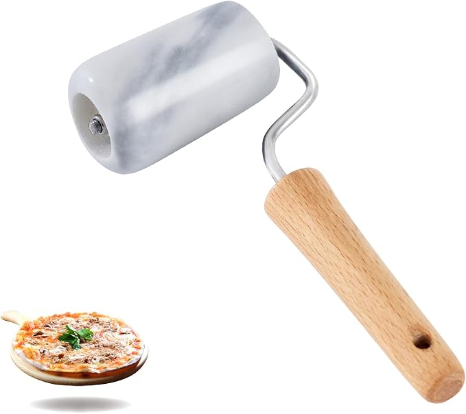 Tianman Small Marble Rolling Pin Pizza Roller, Marble Pastry Roller Non-Stick by Tianman