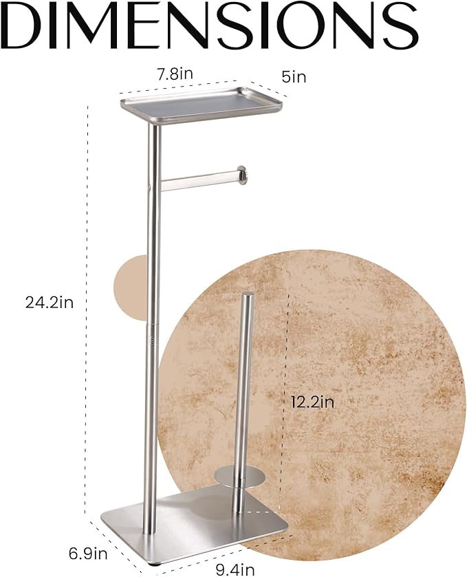 Day Moon™ - Toilet Paper Holder - Modern Roll Holder - Image 5