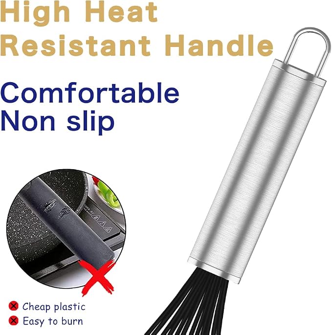 OYV Silicone Whisk, 3 pack Professional whisks - Image 5