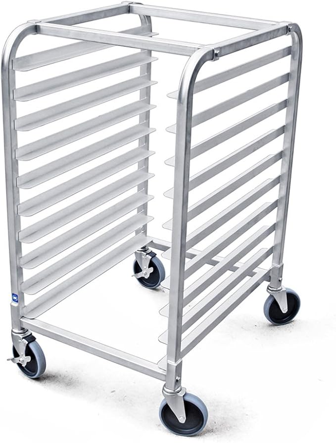 New Star Foodservice 36510 Commercial-Grade Aluminum 10-Tier Sheet Pan/Bun Pan - Image 2