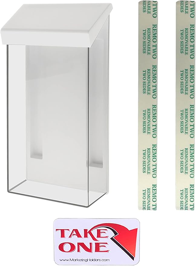 Marketing Holders Outdoor Brochure Holder Box Clear by MarketingHolders