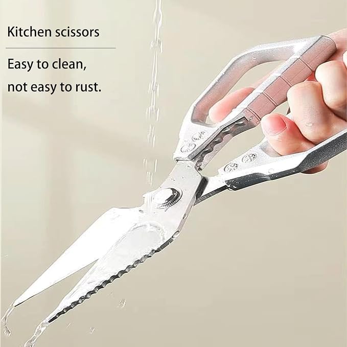 Kitchen Scissors all Purpose, Stainless Steel Kitchen Shears, Meat Scissors - Image 5