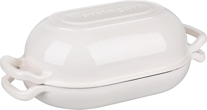 VORRINGARD Enameled Cast Iron Sourdough Bread Oven, Dutch Oven, Loaf Cast Iron - Image 9