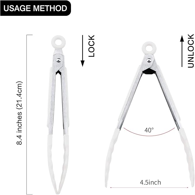 MSY BIGSUNNY Kitchen Food Tongs - Image 2