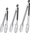 3 PCS Kitchen Tongs Set, Stainless Steel by Unknown