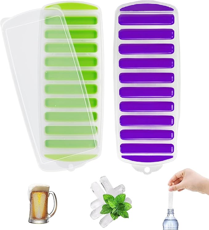 2 Pcs Long Ice Stick Tray Silicone by Unknown