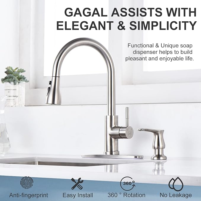 GAGALIFE Kitchen Sink Soap Dispenser - Image 2