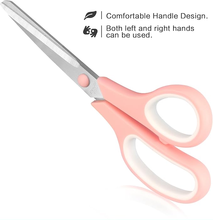 Scissors All Purpose Bulk Set of 3, Scissors - Image 4