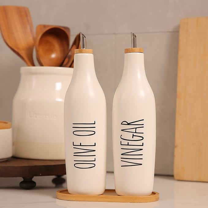 HOMCDALY Ceramic Olive Oil Dispenser - Image 7