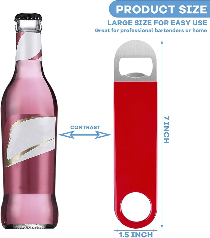 KTOJOY 3 Pack Bottle Openers, Beer Bottle Openers, Speed Openers, Stainless - Image 2