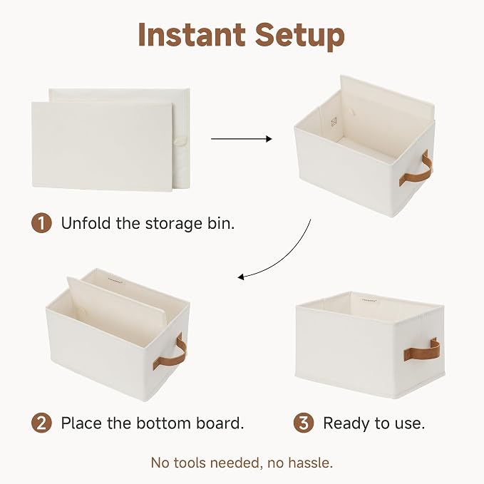 StorageWorks Closet Organizer Storage Baskets, Storage Bins - Image 7