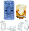 Dinosaur Ice Cube Tray, 3D Dino Ice Cube Mold, Silicone Ice Tray Large Fun by IDVVSSX