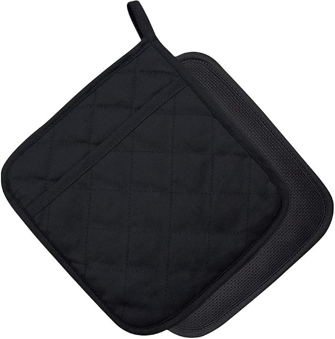 2Pcs Cotton and Neoprene Oven Pads Pot Holders by YEKOO