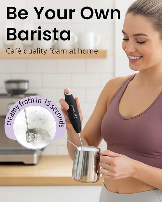 Elementi Milk Frother Handheld - Image 2