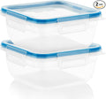 Snapware Plastic Total Solution 2-Pack Food Storage Containers Set, Leakproof & by Snapware