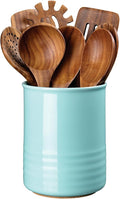 ABRUTY Utensil Holder, 6.7" Ceramic Kitchen Utensil Crock by ABRUTY