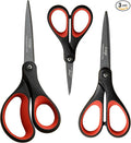 LIVINGO 3 Pack Titanium Scissors All Purpose by LIVINGO