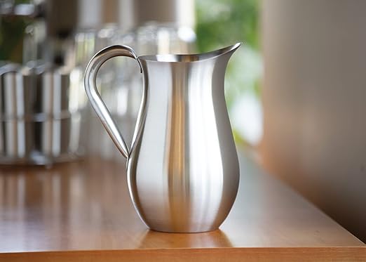 Service Ideas WPB2BSNG Water and Cold Beverage Pitcher, No Ice Guard, Bell - Image 3