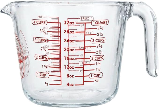 Mrs. Anderson's Baking Glass Measuring Cup, Borosilicate Glass, Precision - Image 3