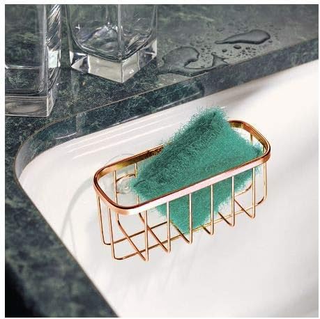 iDesign Stainless Steel Suction Sponge Holder - Image 3