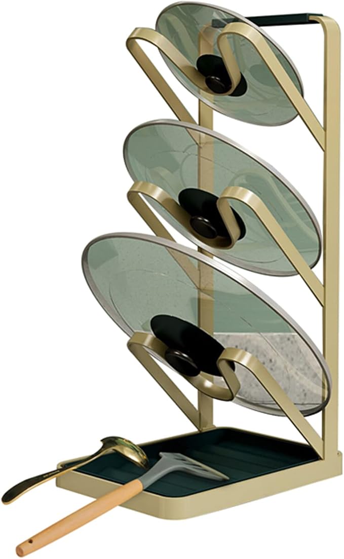 Lid Stand Lid Organizer Pot Lid Rack Holder by szxzy01