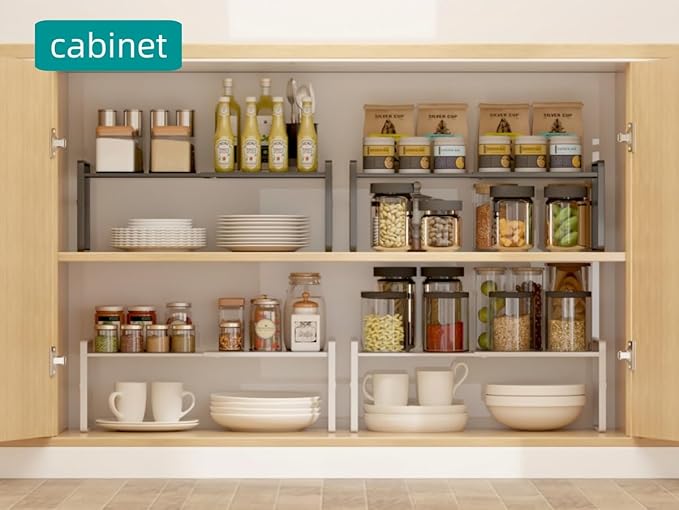 Expandable Cabinet Shelf Organizer Riser - Image 3