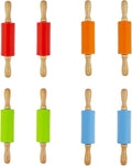 8 Pack Small Rolling Pin for Kids, Kids Rolling Pin for Home Kitchen by Miokun