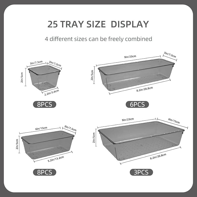 Kitchen Desk Drawer Organizers Storage - Image 2
