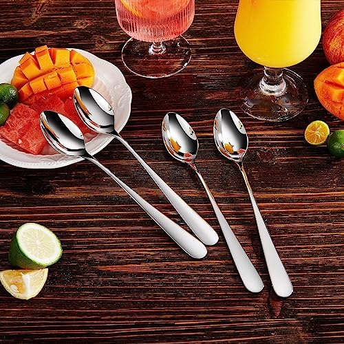 KEAWELL Premium Louise 4-Piece 9-Inch 18/10 Iced Tea Spoons