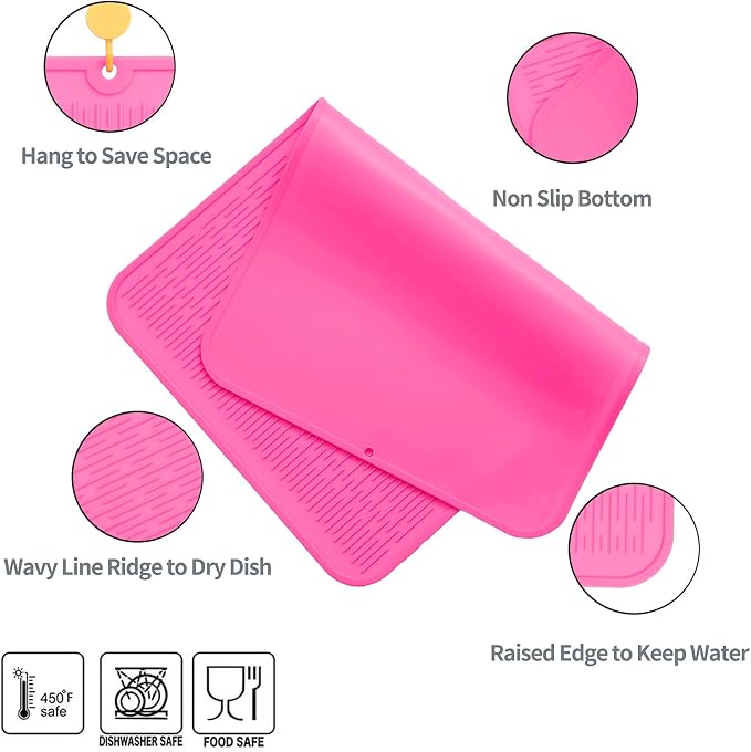 MicoYang Silicone Dish Drying Mat - Image 3