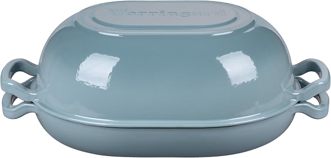 VORRINGARD Enameled Cast Iron Sourdough Bread Oven, Dutch Oven, Loaf Cast Iron - Image 7