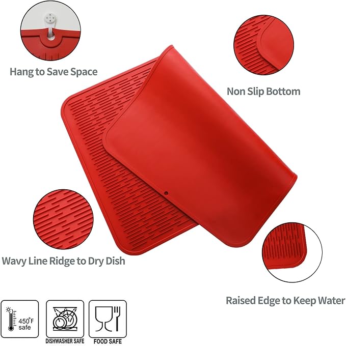MicoYang Silicone Dish Drying Mat - Image 3