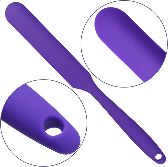 4pcs Silicone Spatula Set Heat Resistant Cake Cream Butter Spatulas Mixing - Image 3