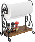 MyGift Black Metal Countertop Paper Towel Holder by MyGiftHome