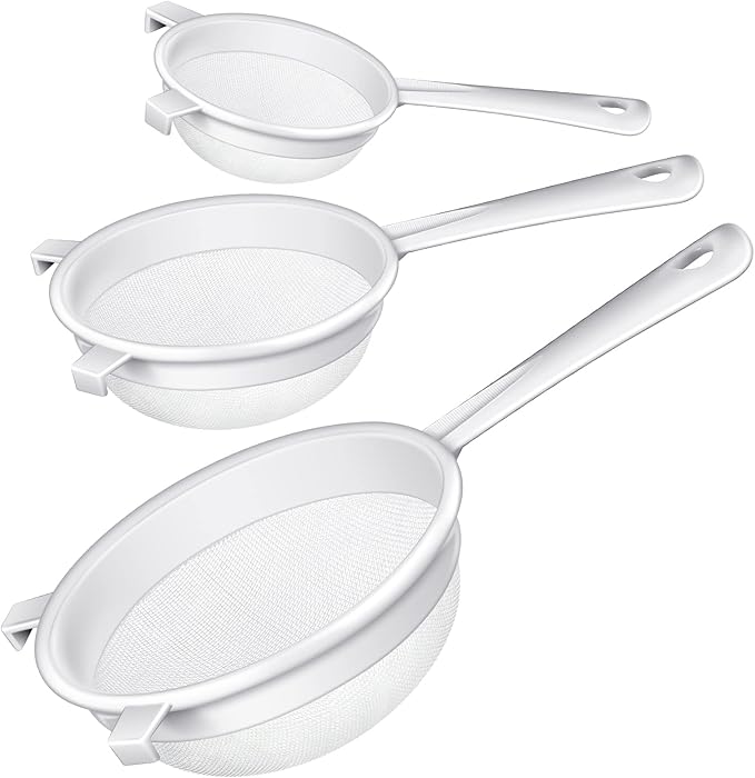 Skyley 3 Pcs Plastic Nylon Mesh Strainer Colander by Skyley