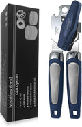 Safring Can Opener Manual, Handheld Strong Heavy Duty Stainless Steel Can Opener by Safring